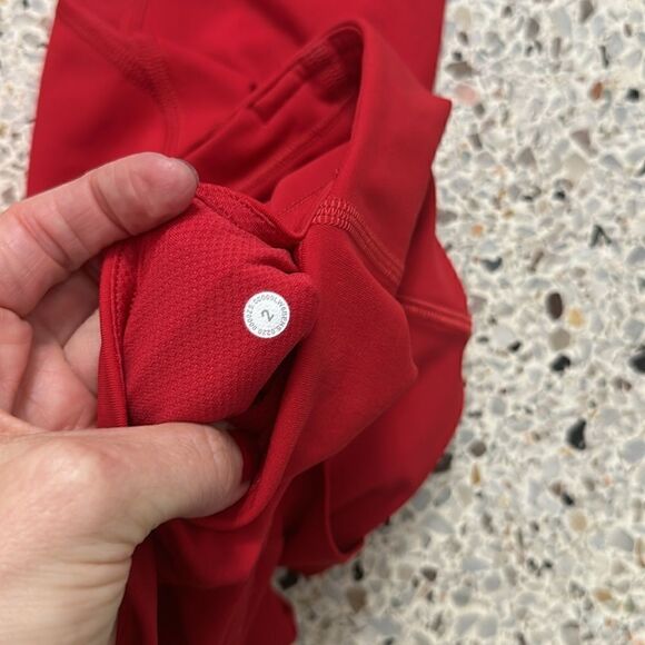 Lululemon pace rival high rise waist leggings 22” dark red 2 - Picture 6 of 10